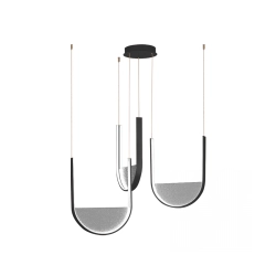 23168 PENDANT LED LIGHT 54W 3000K,4000K BLACK-LIGHT GREY Zambelis Lights